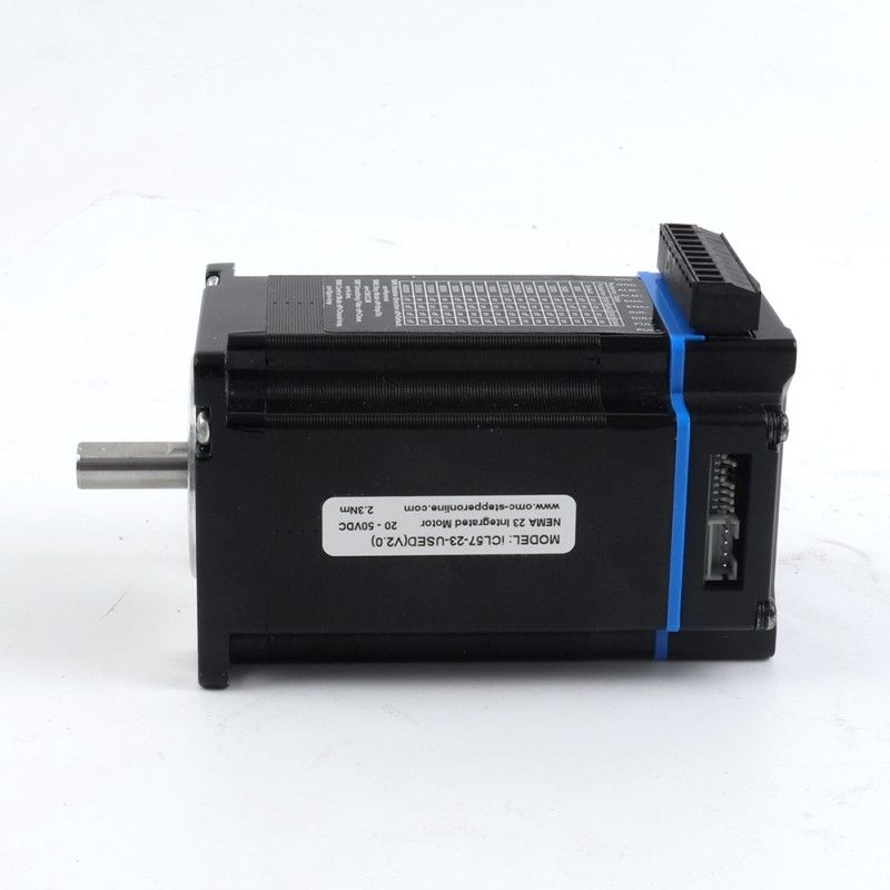 Motor paso a paso de circuito cerrado integrado NEMA 23 serie iCL 2,3Nm(325,71oz.in) 20-50V CC con codificador de 14 bits