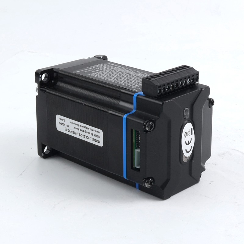 Motor paso a paso de circuito cerrado integrado NEMA 23 serie iCL 2,3Nm(325,71oz.in) 20-50V CC con codificador de 14 bits