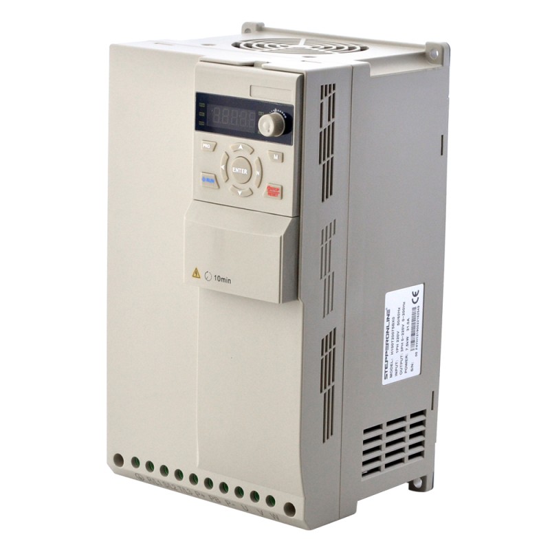 Variador de frecuencia serie H100 10 HP 7,5 kW 31 A trifásico 220 V - H100T20075BX0 | StepperOnline